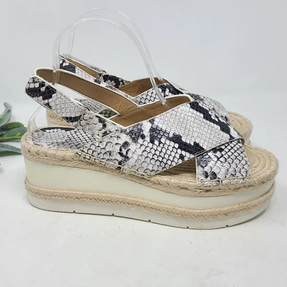 MARC FISHER Gandy Espadrilles Wedge 9M‎